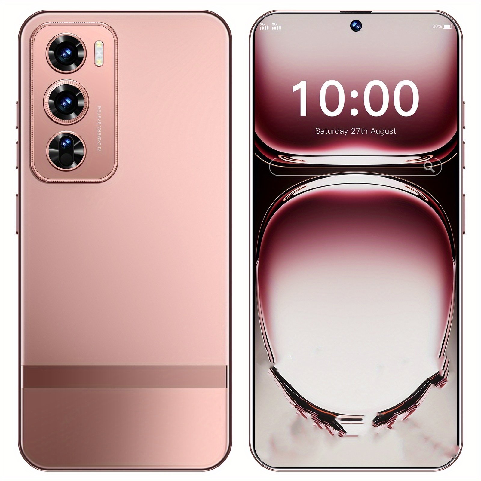 [New 5G Smartphone] 5G New Android Smartphone, 6.8-inch Large Screen, 8 + 256GB, 78MP + 108MP HD Camera, Dual SIM, Dual Standby, Expandable 128GB, 7800mAh Long Life Battery, Autofocus, Snapdragon 8gen3 10 Core, Face Recognition Unlock, USB Type-c Charging