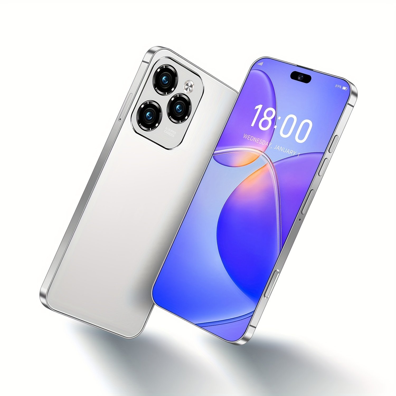 8GB+256GB Unlocked Smartphone 6.8&quote;, 6800mAh, Support Dual SIM 128G Wi-Fi Face Fingerprint Unlock Android Cell Phone