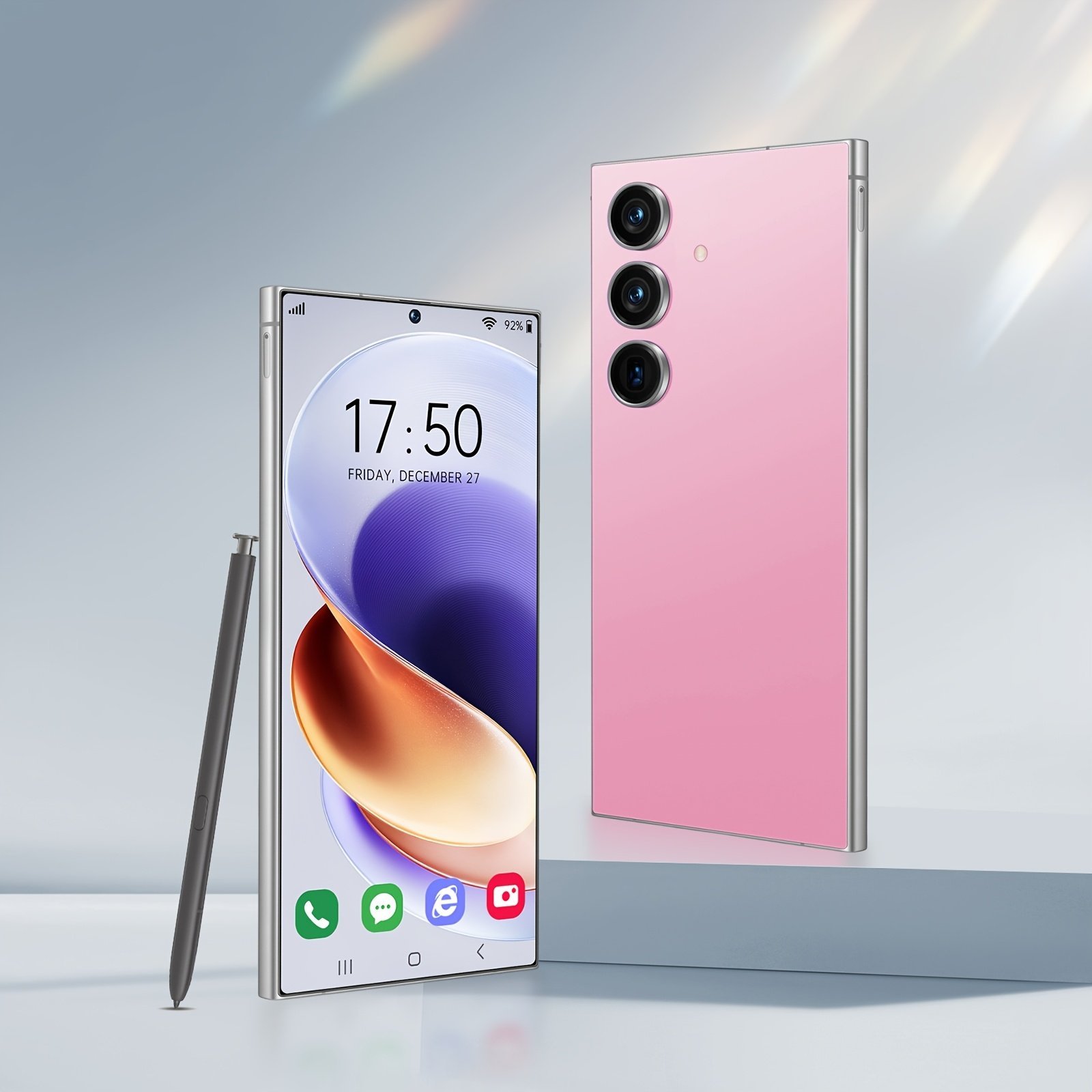 Unlocked Smartphone 6.8&quote;, 8GB+256GB, Octa-Core CPU 6800mAh, Support Dual, SIM 128GSD GPS, Wi-Fi Face Fingerprint Unlock Android Cell Phone