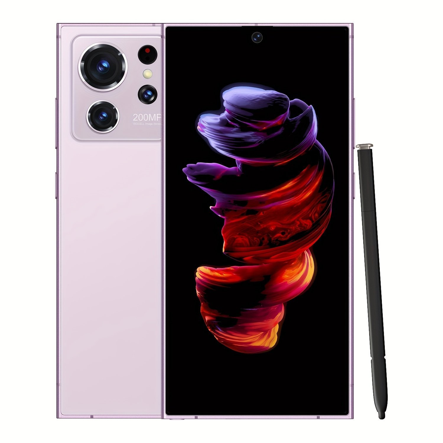 Android Smartphone 5G - Dual SIM Card Dual Standby, 8GB+256GB 6.8-inch Display, 6800mAh, Stylus, Headphones, Type-C Charging Cable, Protective Case, Card Extractor And Screen Protector - Perfect Holiday Birthday Gift