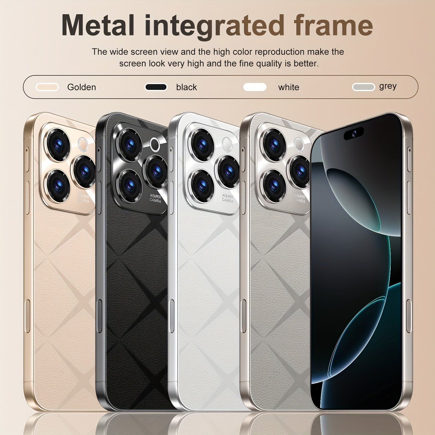 Android Smartphone, 12+256GB, 5G Unlocked, 6, 9-inch Full HD Display, 12+256GB, 1440*3200 Resolution, Dual SIM 48MP+72MP Camera, 6800mAh, Face Recognition, Octa-Core CPU, 2024 New Smartphone for Valentine'S Day, Halloween Gift!