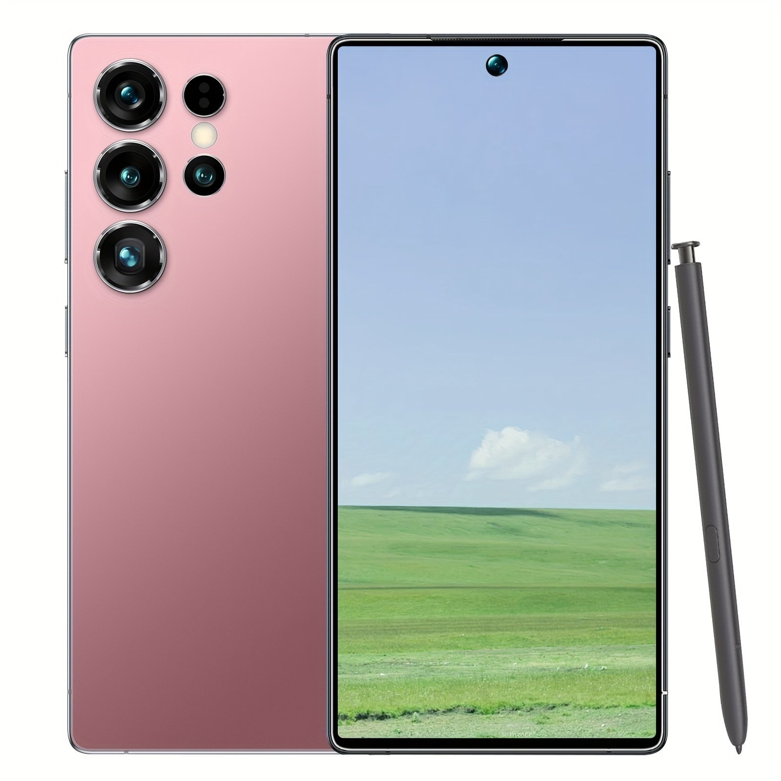 Smart Universal Mobile Phone, 8GB+256GB Large Memory, 7.3-inch HD Screen, Stylus, Facial Recognition Unlock, Dual SIM Dual Standby, Perfect Birthday And Holiday Gifts