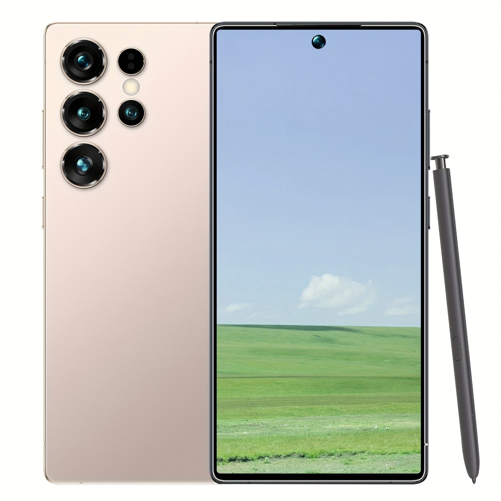 Smart Universal Mobile Phone, 8GB+256GB Large Memory, 7.3-inch HD Screen, Stylus, Facial Recognition Unlock, Dual SIM Dual Standby, Perfect Birthday And Holiday Gifts