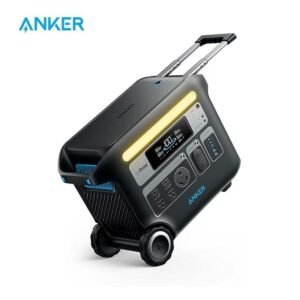 Refurbished-Anker PowerHouse 767 Portable Power Station, 2400W Solar Generator with 6× Longer Lifespan LiFePO4 Batteries, GaNPrime PowerHouse 2048Wh Generator for Home, Outdoor Camping, RV Solar Panel Optional