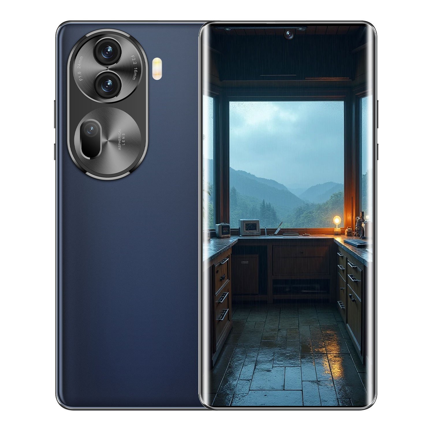 2025 Android Smartphone Phone 4G - Dual SIM Slot | 8GB+256GB | HD Camera | 6.8-inch HD Monitor | Long Range Battery | Comes with:Earphones, Type-C Charging Cable, Protective Case, Card Pickup, And Screen Protector - Perfect Holiday Birthday Gift