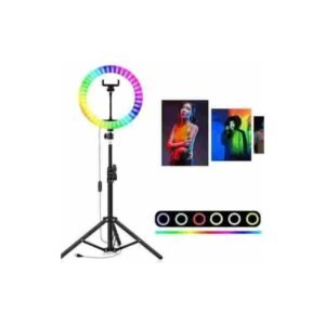 10” Selfie RGB Ring Light with 65 inches Tripod Stand & Phone Holder