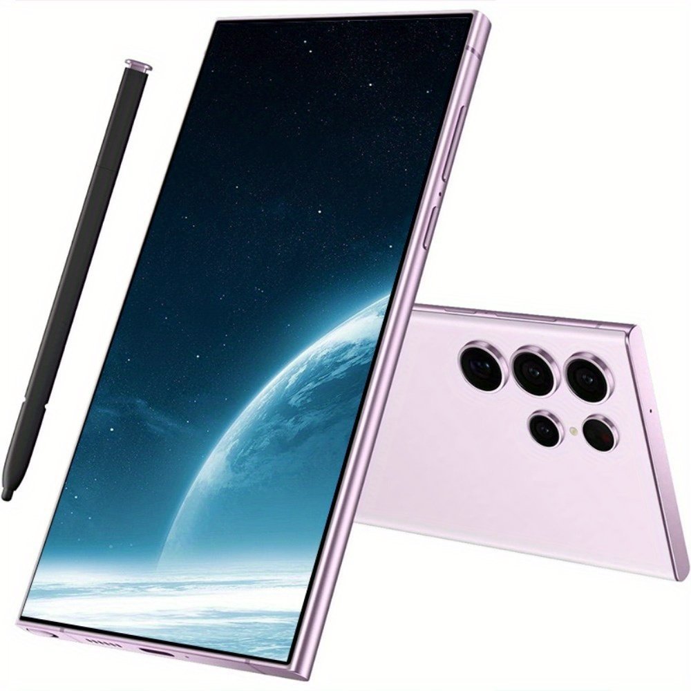 The Latest Smart Android 13 Phone in 2025-5G Phone with Built-in Pen, 6.8-inch Display, 8GB+256GB Storage, HD Front and Rear Cameras, All-weather Battery Life, 1080X1920 Display Resolution, Fingerprint Facial Recognition, Dual SIM Card, Dual Standby, Supp