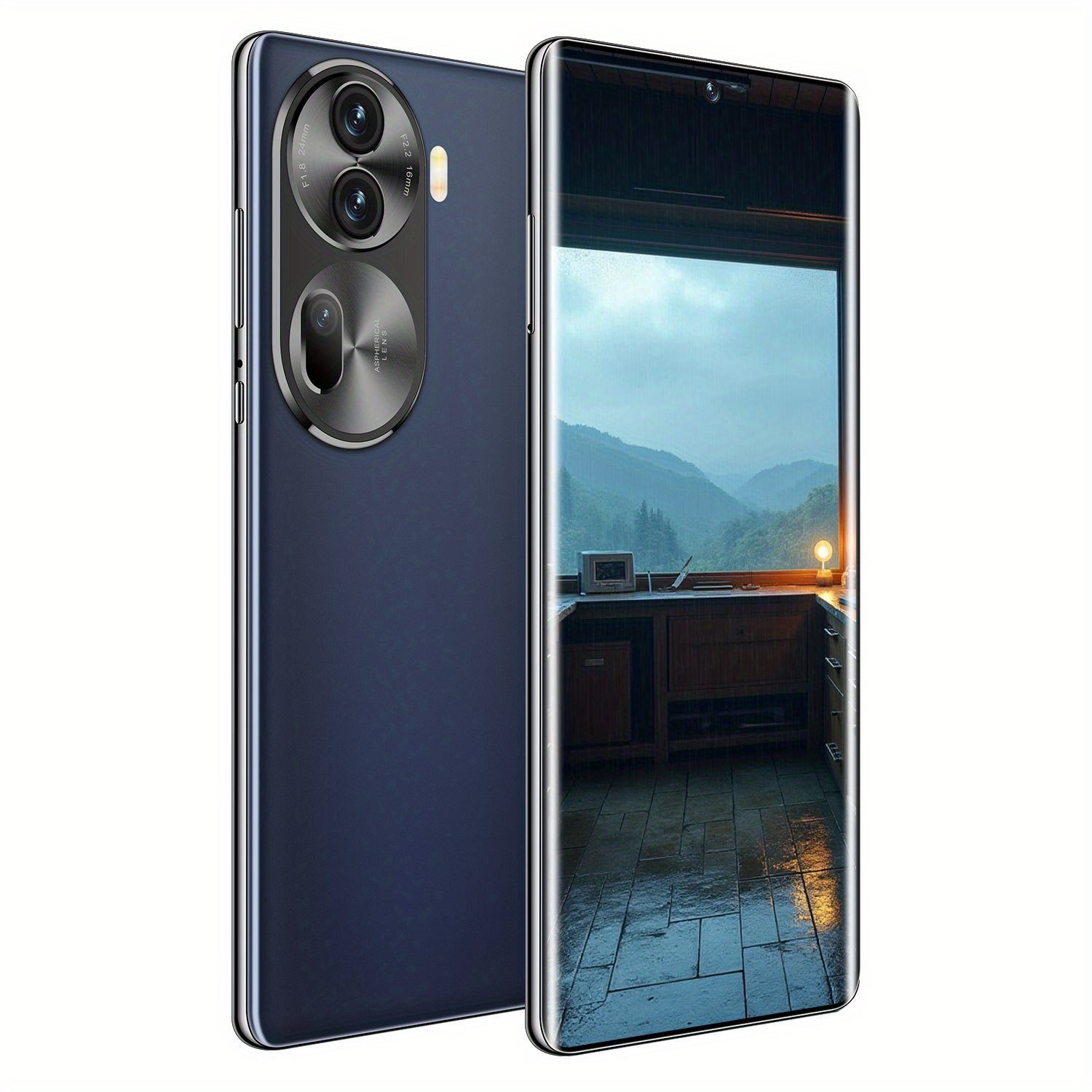 2025 Android Smartphone Phone 4G - Dual SIM Slot | 8GB+256GB | HD Camera | 6.8-inch HD Monitor | Long Range Battery | Comes with:Earphones, Type-C Charging Cable, Protective Case, Card Pickup, And Screen Protector - Perfect Holiday Birthday Gift
