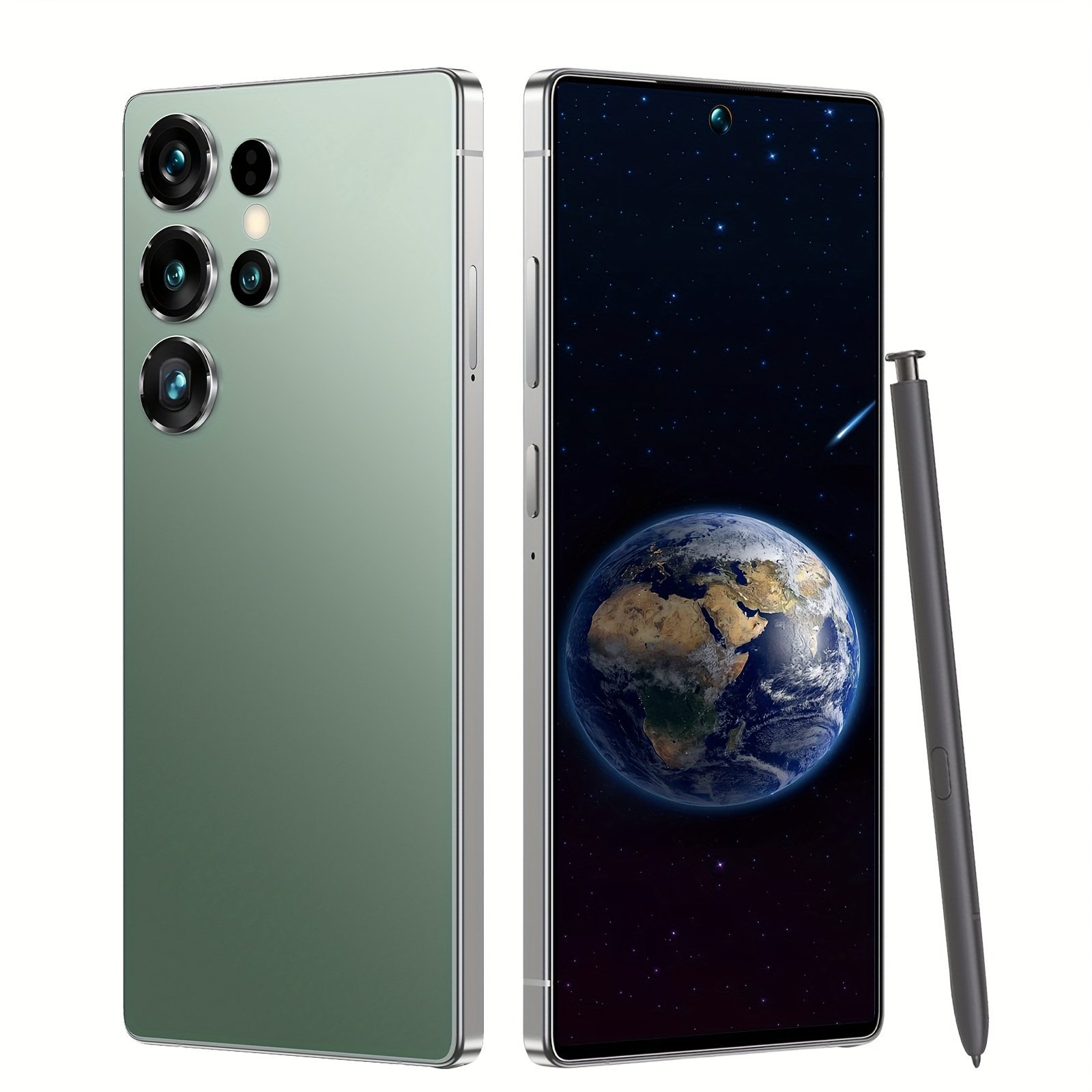 5G Unlocked Phone 2025, 7.3 Inch FHD Display, Smartphone, Phone, 8GB+256GB, Android OS, Dual SIM Dual Standby, Face Recognition with Built-in Pen - Birthday Gift