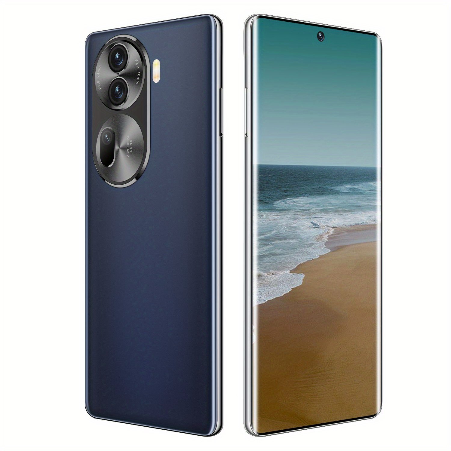 2025 Android Smartphone Phone 4G - Dual SIM Slot | 8GB+256GB | HD Camera | 6.8-inch HD Monitor | Long Range Battery | Comes with:Earphones, Type-C Charging Cable, Protective Case, Card Pickup, And Screen Protector - Perfect Holiday Birthday Gift