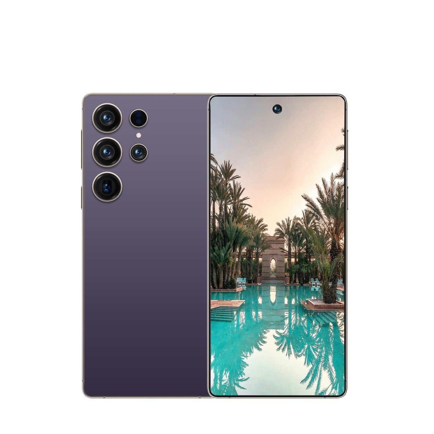 2025 New 5G Smartphone, Dual SIM, Dual Standby Mode, 8GB + 256GB, with The Latest Android System, 4-Camera HD Camera System, Stylus Support, Ultra-Durable 6500Mah Battery, 6.8-Inch Screen, Perfect Gift Choice.