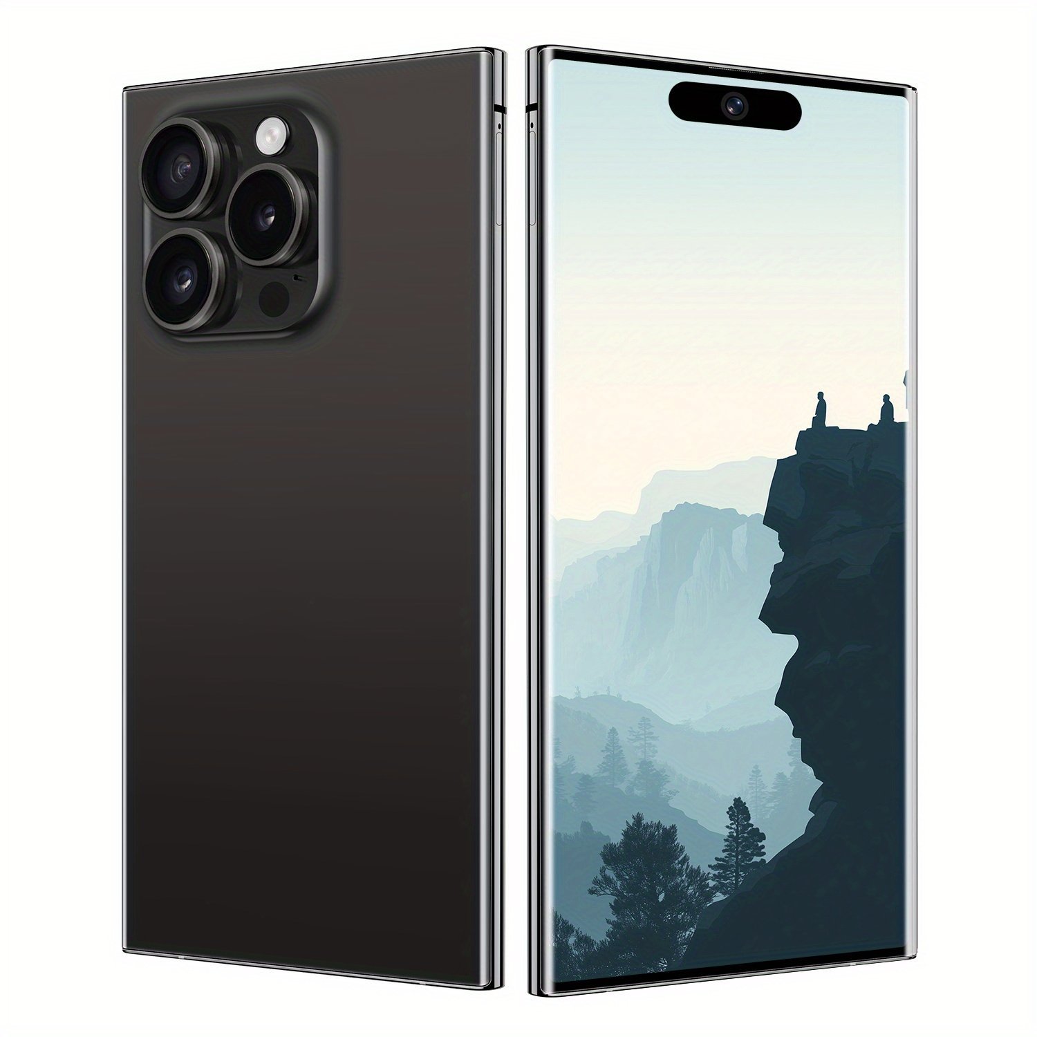 2025 Android Smartphone Phone 5G - Dual SIM Slot | 8GB+256GB | Dual HD Camera | 6.8-inch HD Monitor | Long Range Battery | Comes with:Earphones, Type-C Charging Cable, Protective Case, Card Pickup, And Screen Protector - Perfect Holiday Birthday Gift