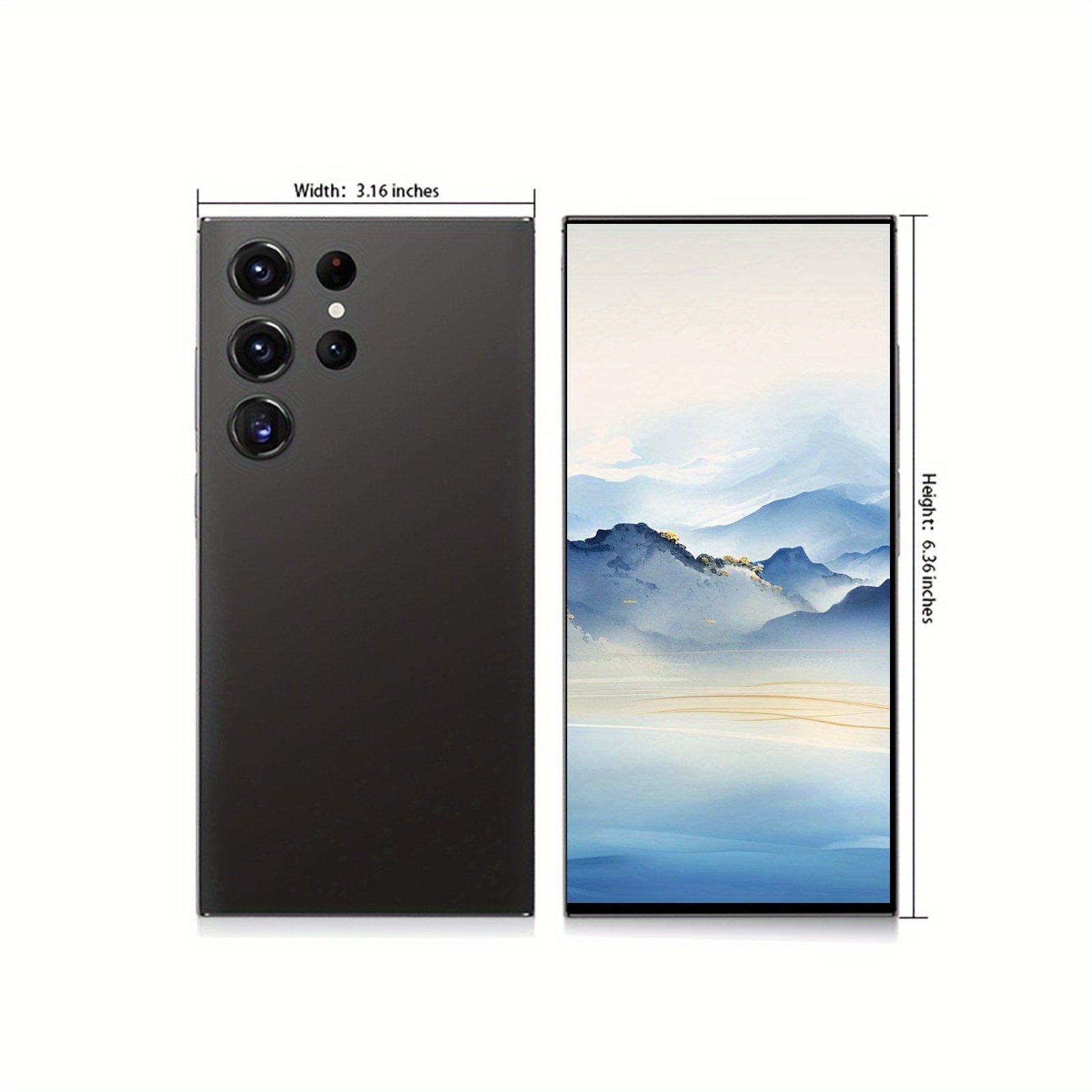 Unlocked Phones, 8GB RAM 256GB ROM Cell Phones, 5G Full Netocm Battery+6.8&quote; Display 120Hz