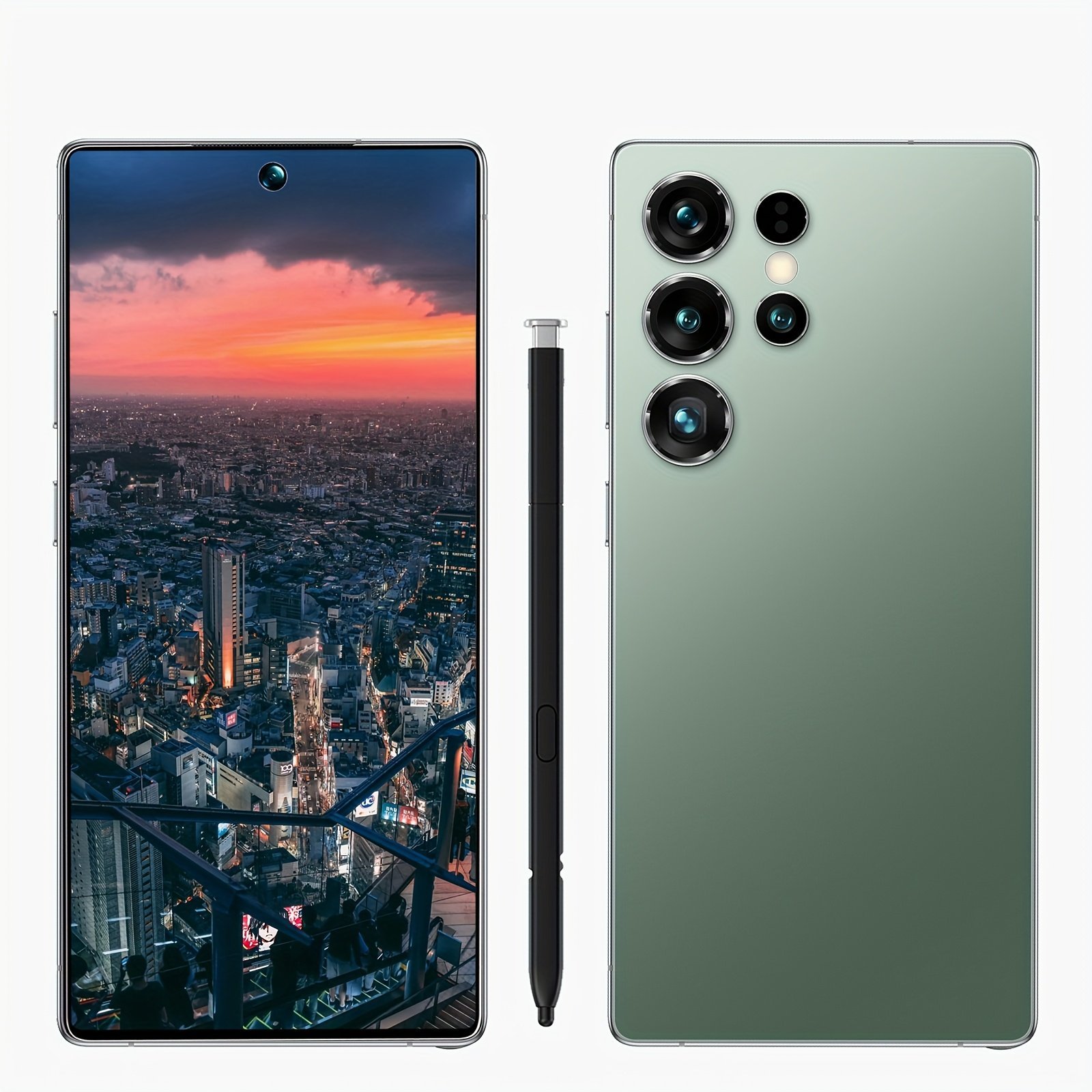 New Android 5G Smartphone, 6.8-inch Large Screen, Dual SIM Dual Standby, 8+256GB, 12MP+50MP High-definition Camera, Autofocus, Facial Recognition Unlocked USB Type-C Charging Port, Long Battery Life, GPS, Open Mobile Phones for Global Use