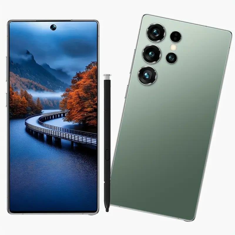 S25 Ultra,Global Smart Phone - Android 13 System, Built-in Stylus - High Performance, 6.8-inch High-definition Screen, 8+256GB/ Expandable Storage, Dual SIM Dual Standby, 6500mAh Battery Capacity, Perfect Backup Phone, Ideal Choice for Birthday Gifts