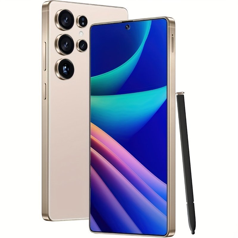 S25 5G Smart Phone with 12GB + 512GB RAM, 108MP + 72MP Camera, 6800mAh Battery, Facial Recognition, Dual SIM, Android14 Smartphone | Curved Display