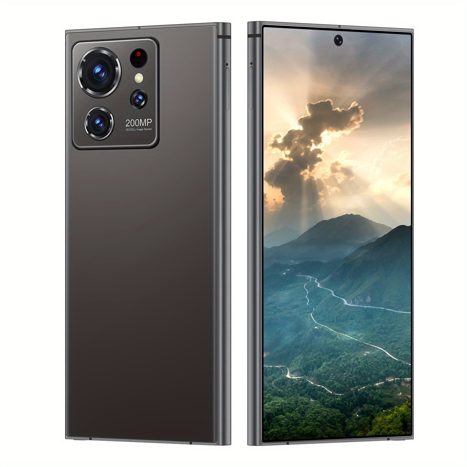 2025 Android Smartphone Phone 5G - Dual SIM Slot | 8GB+256GB | Dual HD Camera | 6.8-inch HD Monitor | Long Range Battery | Comes with:Earphones, Type-C Charging Cable, Protective Case, Card Pickup, And Screen Protector - Perfect Holiday Birthday Gift