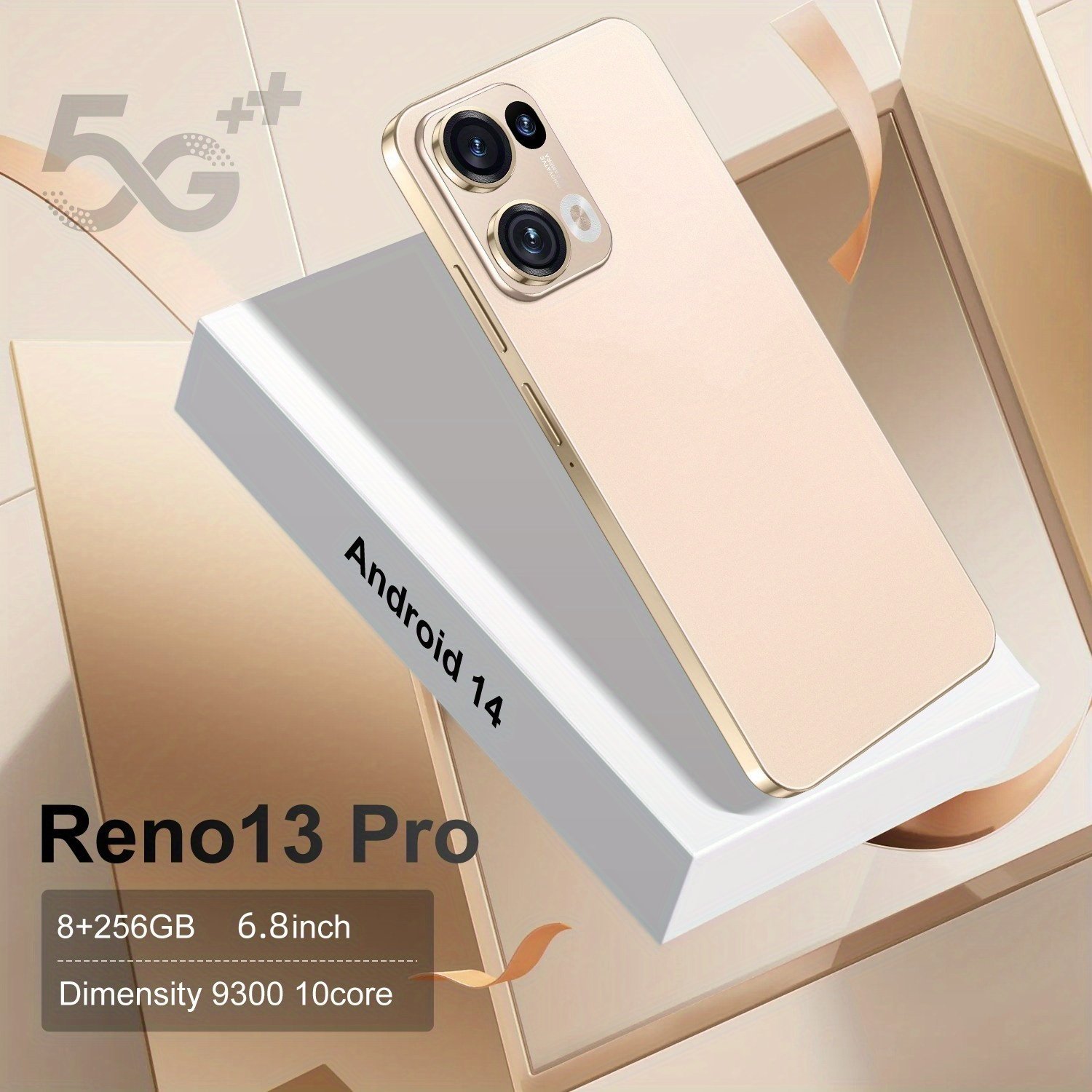 The latest model in 2025 5G Smartphone, 6.8-inch Large Screen, Dual SIM, Dual Standby, 8 + 256GB, 15MP + 50MP HD Camera, 6800mAh Long Life Battery, Autofocus, Snapdragon 8gen3 10 Core, Face Recognition Unlock, USB Type-c Charging Port, Universal Unlock Ph